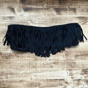 G21 Fringe Bandeau Bikini Top
